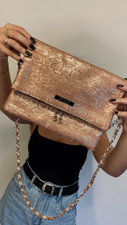 Cartera GINEBRA nude snake